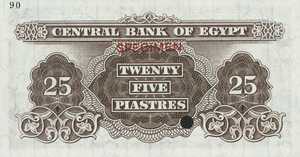 Egypt, 25 Piastre, P35ct