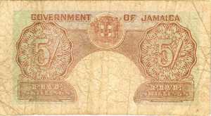 Jamaica, 5 Shilling, P37aV4