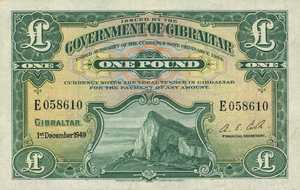 Gibraltar, 1 Pound, P15b