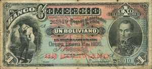 Bolivia, 1 Boliviano, S131