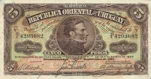 Uruguay, 5 Peso, P10