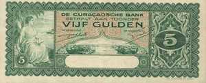 Curaçao, 5 Gulden, P22
