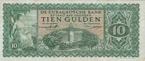 Curaçao, 10 Gulden, P30