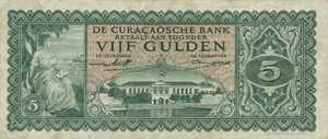 Curaçao, 5 Gulden, P29