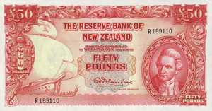 New Zealand, 50 Pound, P162e, 163c, November 2012