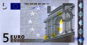 European Union, 5 Euro, P1y