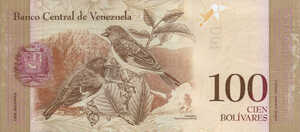 Venezuela, 100 Bolivar, P93New, B363g