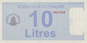 Zimbabwe, 10 Litre, 