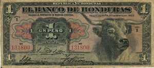Honduras, 1 Peso, P29b