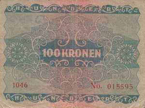 Austria, 100 Krone, P77, B113a