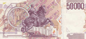 Italy, 50,000 Lira, P116b