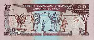 Somaliland, 20 Shilling, P3a