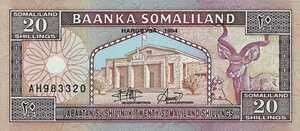 Somaliland, 20 Shilling, P3a