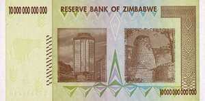 Zimbabwe, 10,000,000,000,000 Dollar, P88r, B179az