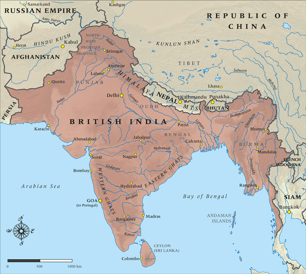 BritishIndiaMap1914 Large 