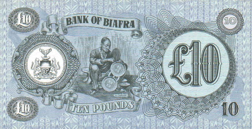 Banknote Index Biafra