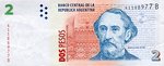 Argentina, 2 Peso, P-0346 B