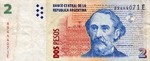 Argentina, 2 Peso, P-0352 E