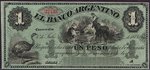Argentina, 1 Peso Plata Boliviana, S-1459