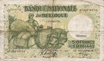 Belgium, 50/10 Francs/Belgas, P-0106
