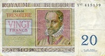 Belgium, 20 Franc, P-0132b
