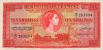 Bermuda, 10 Shilling, P-0019a