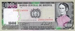 Bolivia, 1,000 Peso Boliviano, P-0167r