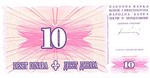 Bosnia and Herzegovina, 10 Dinar, P-0041a