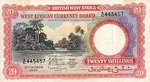 British West Africa, 20 Shilling, P-0010a
