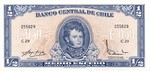 Chile, 1/2 Escudo, P-0134Aa Sign.3