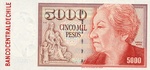 Chile, 5,000 Peso, P-0155e 14
