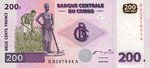 Congo Democratic Republic, 200 Franc, P-0095a