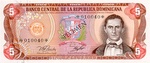 Dominican Republic, 5 Peso Oro, CS-0004
