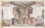 France, 5,000 Franc, P-0131c