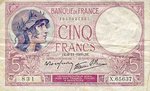 France, 5 Franc, P-0083