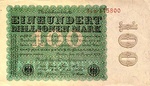 Germany, 100,000,000 Mark, P-0107a v1