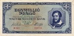 Hungary, 1,000,000 Pengo, P-0122