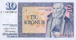 Iceland, 10 Krone, P-0048a Sign.3