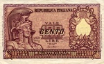 Italy, 100 Lira, P-0092a