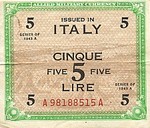 Italy, 5 Lira, M-0018a