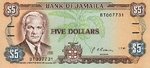 Jamaica, 5 Dollar, P-0070d v1