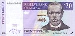 Malawi, 20 Kwacha, P-0038