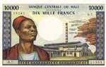 Mali, 10,000 Franc, P-0015g