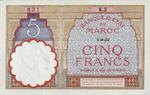 Morocco, 5 Franc, P-0023Aa