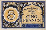Morocco, 5 Franc, P-0033