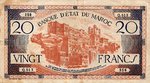 Morocco, 20 Franc, P-0039