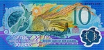 New Zealand, 10 Dollar, P-0190b