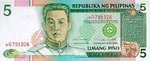 Philippines, 5 Peso, P-0180r