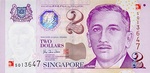 Singapore, 2 Dollar, P-0045