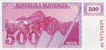 Slovenia, 500 Tolarjev, P-0008s1